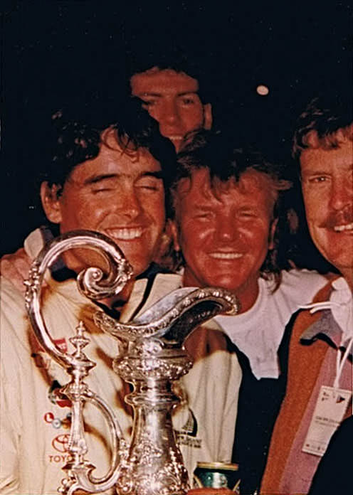 Paul with Russell Coutts and The Americas Cup - San Diego 1995