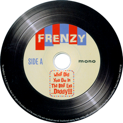 Frenzy Records - Compilation CD 108 featuring 2 tracks by The Secrets